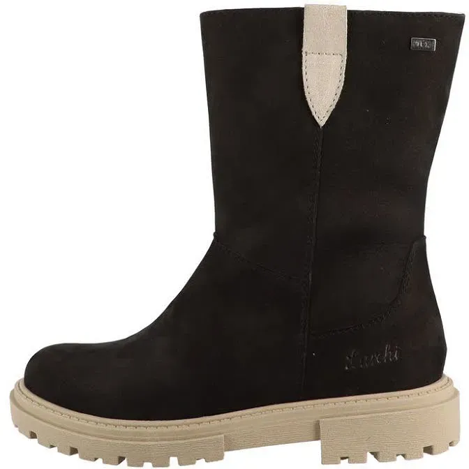 Lurchi KARMA-TEX Mädchen Stiefeletten Modestiefel black 39 schwarz