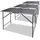 vidaXL Tapeziertisch 100 x 60 cm 3 Stk. Schwarz 34193