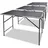 vidaXL Tapeziertisch 100 x 60 cm 3 Stk. Schwarz 34193