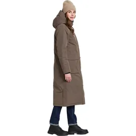 Didriksons Leya Long 4 - Damen Parka, Größe:46, Farbe:mocha brown