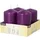 Papstar Stumpenkerzen 8 x 5 cm 4 St. lila
