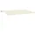 vidaXL Markise Automatisch Einziehbar 600 x 350 cm creme