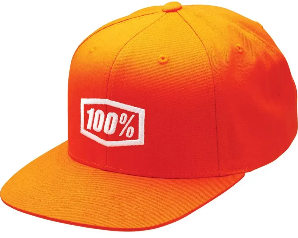 100percent Icon Kappe - Orange / Orange - One Size