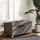 Homcom Truhenbank Samt Grau 76 x 38 x 38 cm