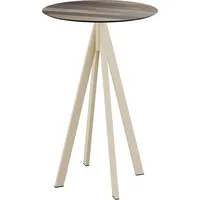 Essentials Infinity Klapptisch Ø 70 x 109 cm Beige/Braun/Khaki