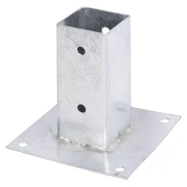 GAH Alberts Zaunpfosten 61 x 61 mm Silber/Stahl