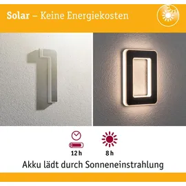 Paulmann Bundle Solar LED Hausnummernleuchte Nummer 10 - Schwarz