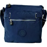 Jennifer Jones Leather Umhängetasche Bag Street blau