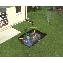 Graf Flachtank 1500 l schwarz