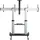 Startech Doppel TV Ständer 220 cm Schwarz/Silber