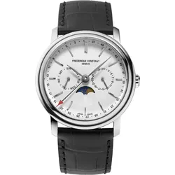 Frederique Constant Classics Index Business Timer FC-270SW4P26 - matt,silber,schwarz - 40mm