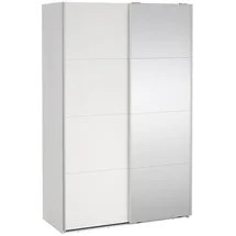 Tvilum Schiebetürenschrank Bergamo 140 x 220 x 0 cm Weiß