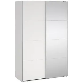 Tvilum Schiebetürenschrank Bergamo 140 x 220 x 0 cm Weiß