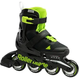 Rollerblade Microblade Inline Skates Nero/Verde 17.5