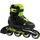 Rollerblade Microblade Inline Skates Nero/Verde 17.5