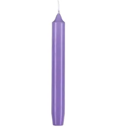 Kopschitz Kerzen Leuchterkerzen, Tafelkerzen, Haushaltskerzen Veilchen, 250 x Ø 25 mm, 12 Stück