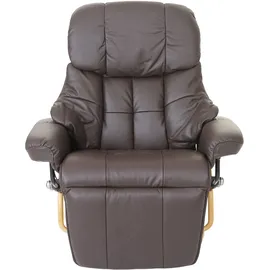 Robas Lund Relaxsessel Calgary 2 Leder 150 x 0 x 0 cm Braun drehbar