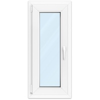 Fenster 40x90 cm, Kunststoff Profil aluplast IDEAL® 4000, Weiß, 400x900 mm, einteilig festverglast, 2-fach Verglasung, individuell konfigurieren