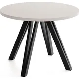 ESSTISCH Ravero runder ausziehbarer, Kaschmir 100/100/77 cm