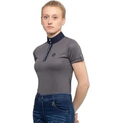 Reittrikot Frau Premier Equine Amia grau|kohlengrau|kohlengrau L