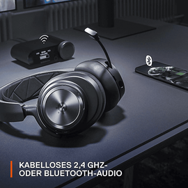 STEELSERIES Arctis Nova Pro Wireless P, Over-ear Gaming-Headset Bluetooth Schwarz