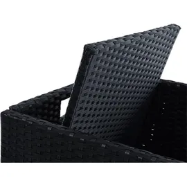 Estexo Polyrattan Set 4-tlg. Schwarz