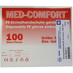 Handschuhe Plastik Damen 100 ST