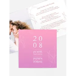 Hochzeitseinladungen selbst gestalten mit Spruch und Fotos im Onlinedesigner bei Meine-Kartenmanufaktur.de
