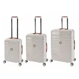 TRAVELHOUSE Capri Koffer-Set 3-tlg. weiß/creme