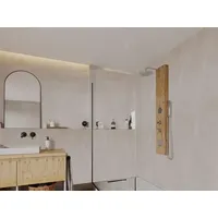 Vente-unique Massage-Duschsäule - 20 x 140 cm - Bambus