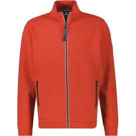 Lerros Sweatjacke in weicher Strukturqualität - Scandinavian Red - L