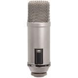 RØDE Microphones RØDE Broadcast-Kondensatormikrofon für Podcasting, Broadcast Streaming, Gaming, Musikproduktion, Gesangs- und Instrumentenaufnahmen (silber)