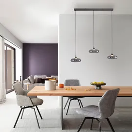 Schöner Wohnen Posh 1-flg. dimmbar 97 cm Glas grau