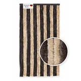 Lemodo Flauschvorhang 100 x 200 cm Braun/Beige
