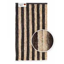 Lemodo Flauschvorhang 100 x 200 cm Braun/Beige