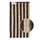 Lemodo Flauschvorhang 100 x 200 cm Braun/Beige