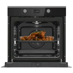 Klugmann Einbaubackofen, 8 Funktionen, 68L, 3D Heißluft, Umluft, Grill-/Brat-System