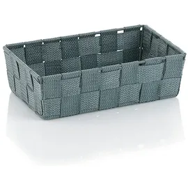 Kela Korb Alvaro PP-Faserband grau 23x15x6cm