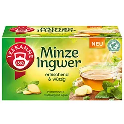 TEEKANNE Minze Ingwer Tee 18 Portionen