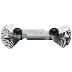 Radienlehre für Radien 1,0 - 7,0mm DELA.1786.00