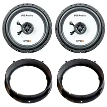 PG Audio Mercedes C-Klasse W202 Lautsprecher Einbauset Tür vorne