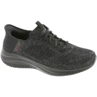 Skechers Herren Fabric, Black, 46 EU - 46 EU