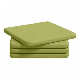 vidaXL Sitzkissen 40 x 40 x 3 cm hellgrün 4-tlg.