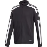 Adidas Squadra 21 Training Jacket, Black / White, 11-12 Years