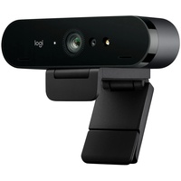 Logitech BRIO 4K Webcam mit 3840 x 2160 4K UHD, 16 MP, 60 fps, 90° & Zertifizierung für Unternehmen