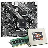 AMD Ryzen 5 5600G / ASUS Prime A520M-K Mainboard Bundle / 16GB | CSL PC Aufrüstkit | AMD Ryzen 5 5600G 6X 3900 MHz, 16GB DDR4-RAM, GigLAN, M.2 Port, USB 3.2 Gen1 | Aufrüstset | PC Tuning Kit