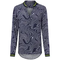 Franco Callegari Tunikabluse in marine ecru | Gr.: 38
