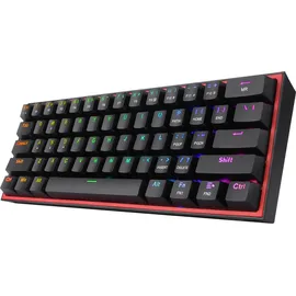 Redragon K617 RGB rote Schalter QWERTY