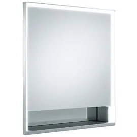 Keuco Royal Lumos Wandeinbau 65 cm silber eloxiert offenes Fach Türanschlag links
