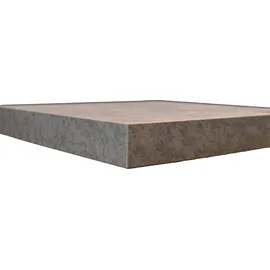 Impuls Küchen Arbeitsplatte IMPULS KÜCHEN "4 cm stark", grau (beton, optik schiefer dunkelgrau), B:140cm H:4cm T:60cm, Holzwerkstoff, Tischplatten, in vielen Breiten, passend zu allen Serien, von vier Seiten ummantelt